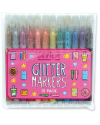Script Glitter Markers