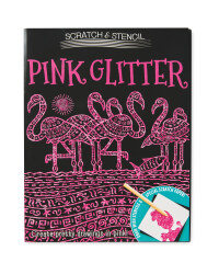 Glitter Scratch and Stencil Book