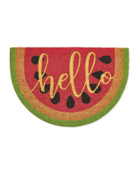 Glitter Watermelon Coir Mat