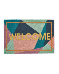 Glitter Welcome Coir Mat