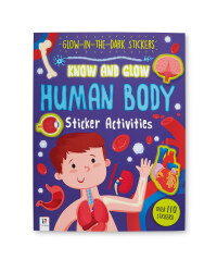 Glow In The Dark Body Sticker Book