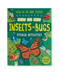 Glow In The Dark Bugs Sticker Book