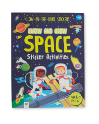 Glow In The Dark Space Sticker Book