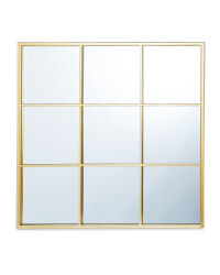 Kirkton House Gold Grid Mirror