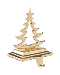 Gold Tree Stocking Holder