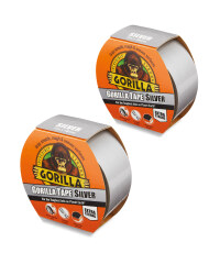 Gorilla Duct Tape Silver 2 Pack