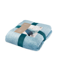 Kirkton House Graduated Throw - Teal