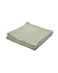Green Large Dish Cloth 2 Pack