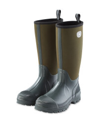 Crane Green Neoprene Boots - ALDI UK