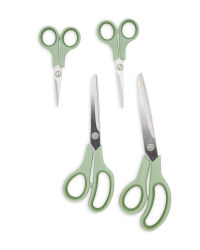 Green Scissors Set 4 Piece