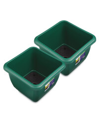 Green Self Watering Pot 2 Pack
