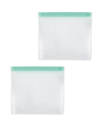 Green Silicone Sandwich Bags