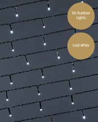 50 Green/Ice LED Outdoor Lights