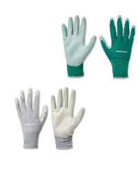 Grey & Green Gardening Gloves