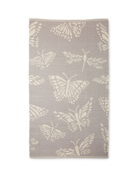 Grey All Over Butterfly Rug