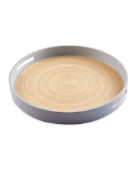 Grey Bamboo Tray