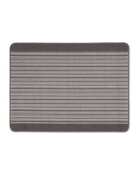 Grey Barcode Washable Utility Mat