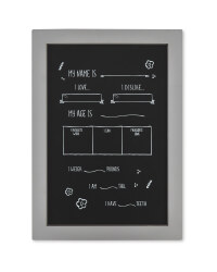 Grey Edge Milestone Chalkboard