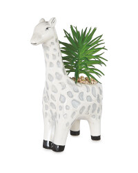Grey Giraffe Pot Plant