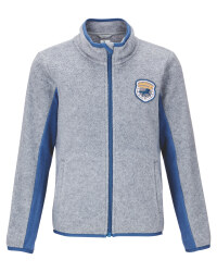 Grey Kids' Fleece Riding Jacket