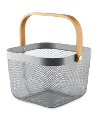 Grey Kitchen Storage Basket