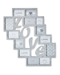 Grey Love Multi Aperture Frame