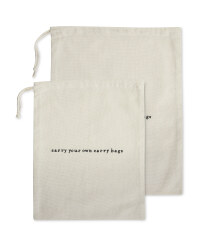 Grey Produce Bag 2 Pack