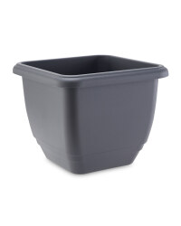 Grey Self Watering Pot