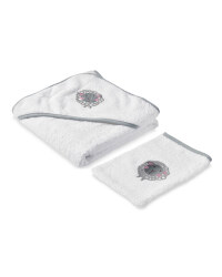 Grey Sheep Hooded Baby Towel