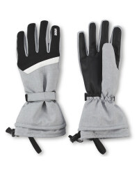 INOC Grey Ski Gloves