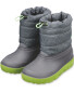 Crane Grey/Green Child's Snow Boots