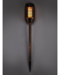 Solar Flickering Flame Torch - Bronze