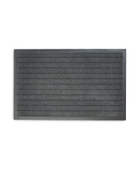 Grey Striped Dirt Resistant Mat