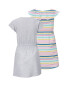 Grey/Striped Girls' Dress 2 Pack