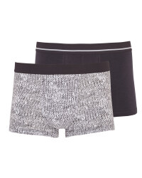 Mens' Grey Stripe Hipsters 2 Pack