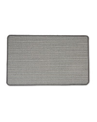 Grey Stripes Washable Kitchen Mat