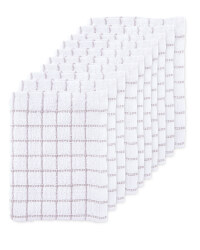 Grey Terry Tea Towels 10 Pack