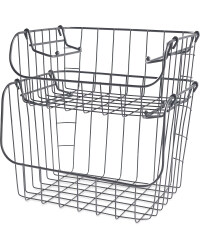 Grey Tiered Plain Storage
