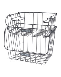 Grey Tiered Vegetable Storage
