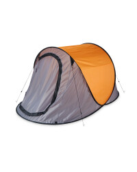 Grey and Orange Pop-Up Tent