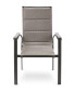Grey/Beige Aluminium Dining Chair