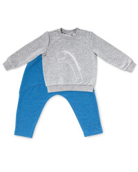 Grey/Blue Sweatshirt and Joggers