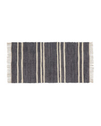 Slate Tasseled Chindi Rug