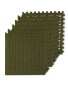 Adventuridge Grid Floor Mats 6 Pack - Green