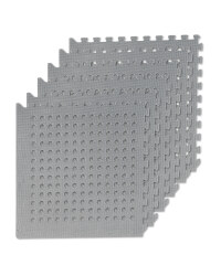 Adventuridge Grid Floor Mats 6 Pack - Grey