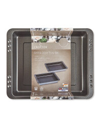 Grill And Oven Tray 2 Piece Set