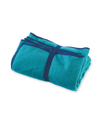 Crane Gym Towel - Peacock