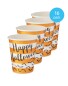 Halloween Striped Paper Cups 16 Pack