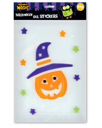 Halloween Pumpkin Glitter Stickers