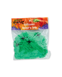 Halloween Spiders Webs - Green